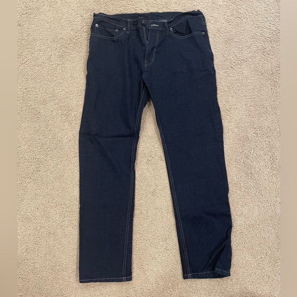 MTAILOR Dark Blue Baggy Jeans